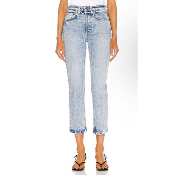 GRLFRND Karolina High Rise Straight Crop in Queens - Picture 3 of 12